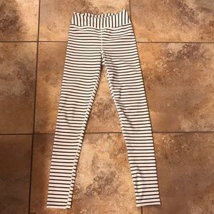 Loopy Jayne Quiet Stripe Leggings Small Like 6
